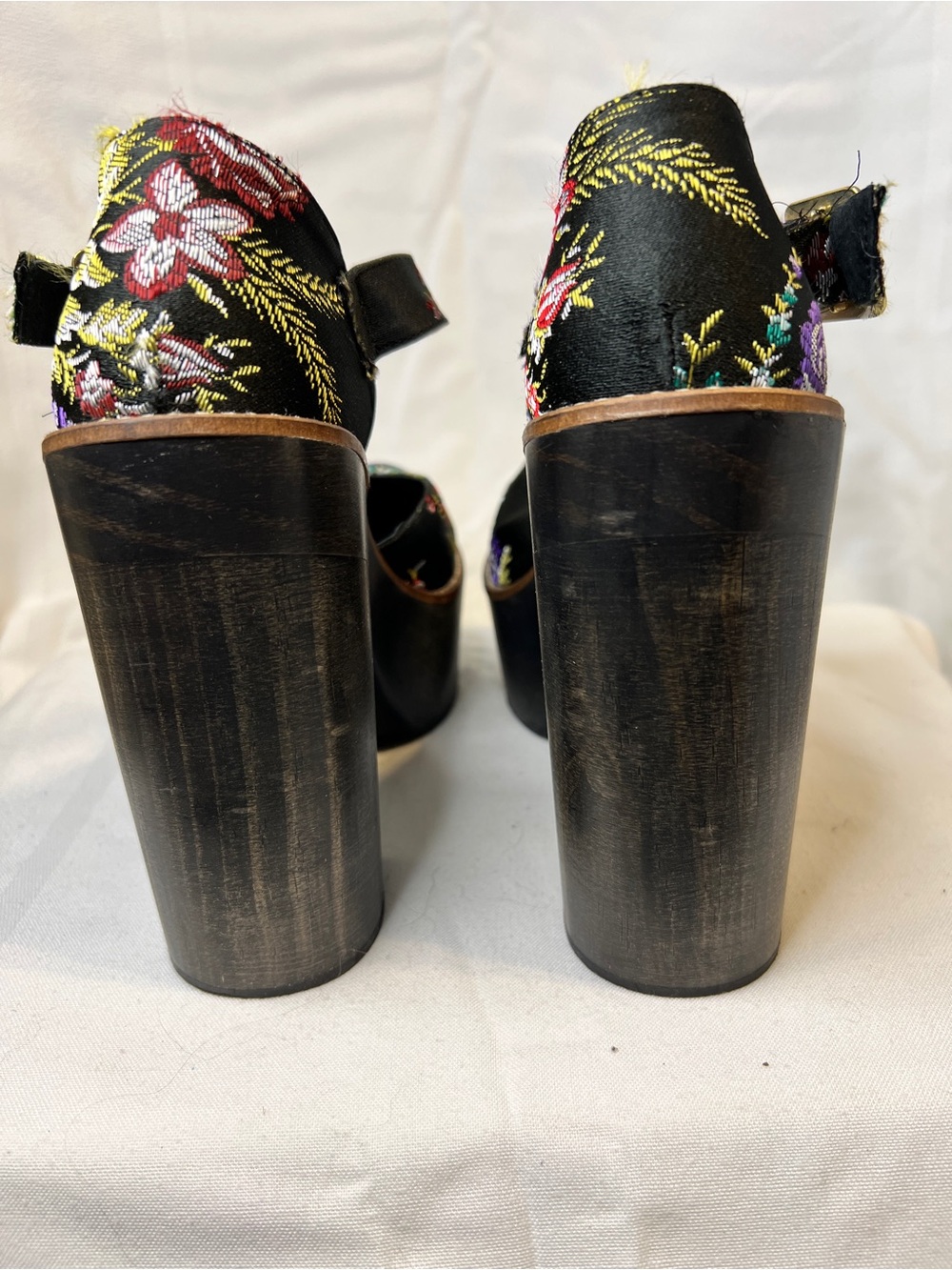 EUC Free People Starlet Platform Brocade Mary Jane’s. Women’s size 37 - Picture 4 of 9